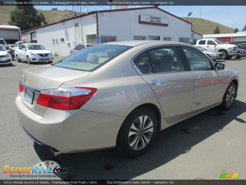 2013 Honda Accord LX Sedan Champagne Frost Pearl / Ivory Photo #7