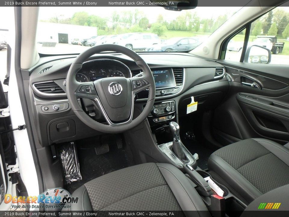 2019 Buick Encore Preferred Summit White / Ebony Photo #13