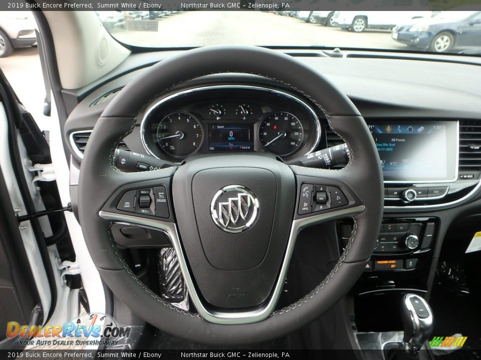 2019 Buick Encore Preferred Summit White / Ebony Photo #17