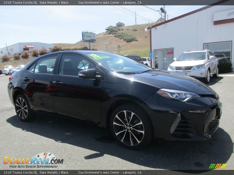 2018 Toyota Corolla SE Slate Metallic / Black Photo #1