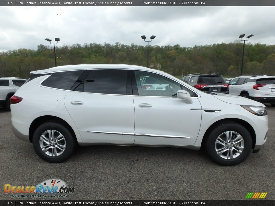 2019 Buick Enclave Essence AWD White Frost Tricoat / Shale/Ebony Accents Photo #4