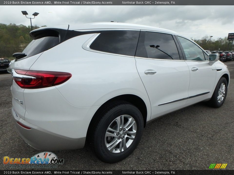 2019 Buick Enclave Essence AWD White Frost Tricoat / Shale/Ebony Accents Photo #5