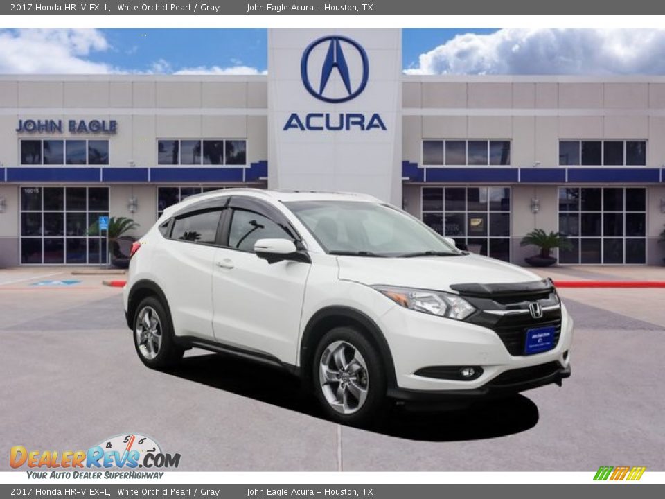 2017 Honda HR-V EX-L White Orchid Pearl / Gray Photo #1