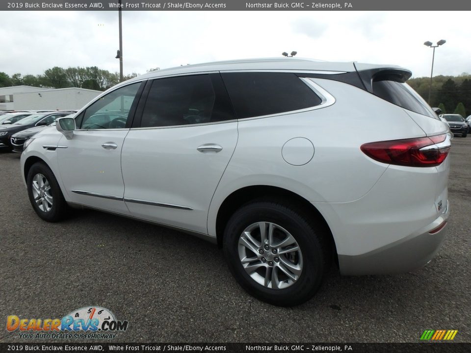 2019 Buick Enclave Essence AWD White Frost Tricoat / Shale/Ebony Accents Photo #8