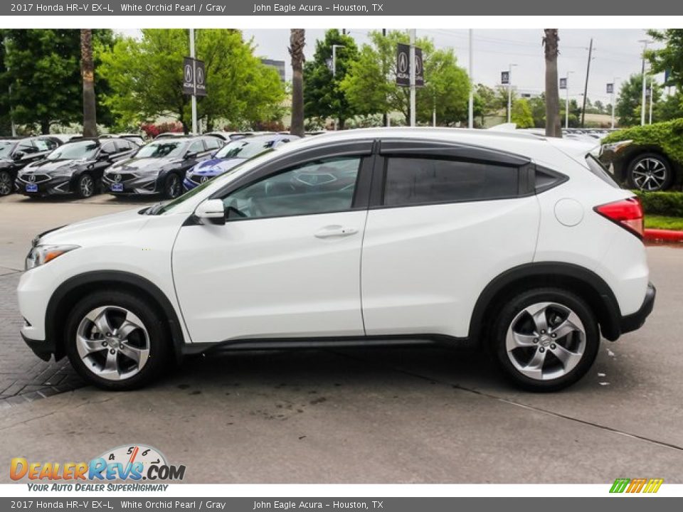 2017 Honda HR-V EX-L White Orchid Pearl / Gray Photo #4