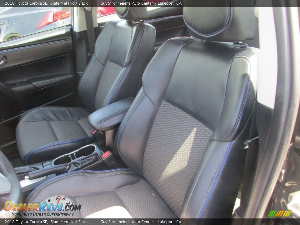 2018 Toyota Corolla SE Slate Metallic / Black Photo #8