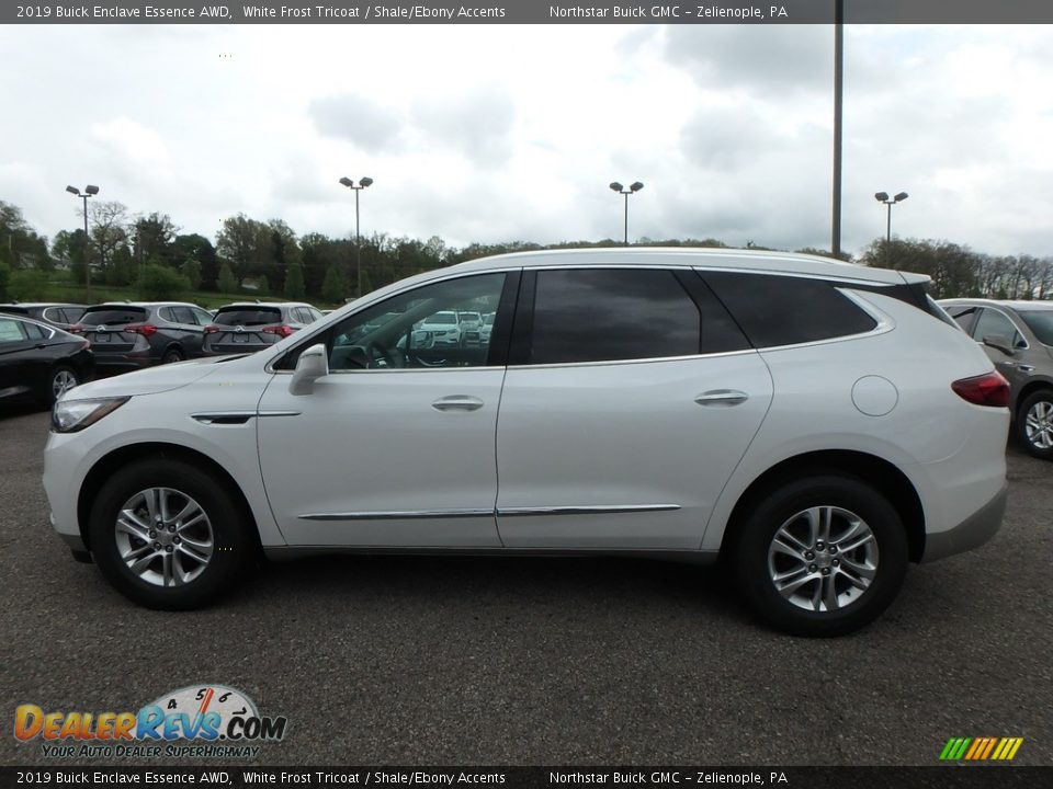 2019 Buick Enclave Essence AWD White Frost Tricoat / Shale/Ebony Accents Photo #9