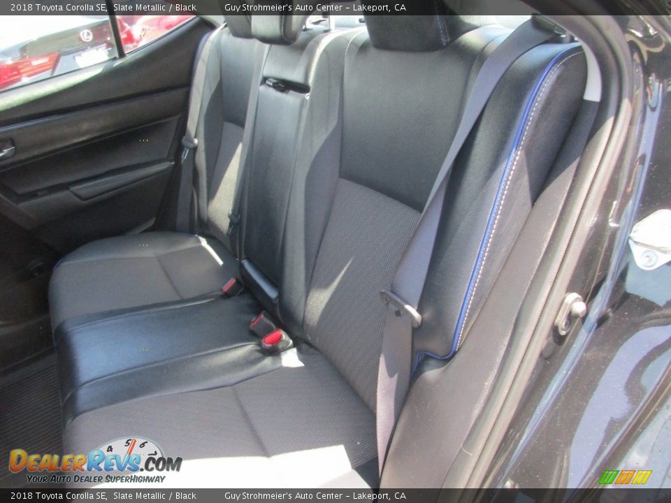 2018 Toyota Corolla SE Slate Metallic / Black Photo #9