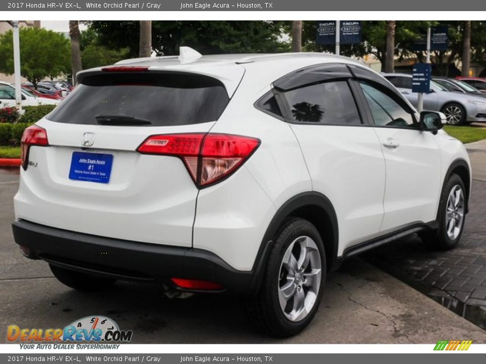 2017 Honda HR-V EX-L White Orchid Pearl / Gray Photo #7
