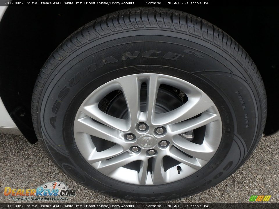 2019 Buick Enclave Essence AWD White Frost Tricoat / Shale/Ebony Accents Photo #10