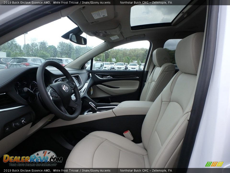 2019 Buick Enclave Essence AWD White Frost Tricoat / Shale/Ebony Accents Photo #11