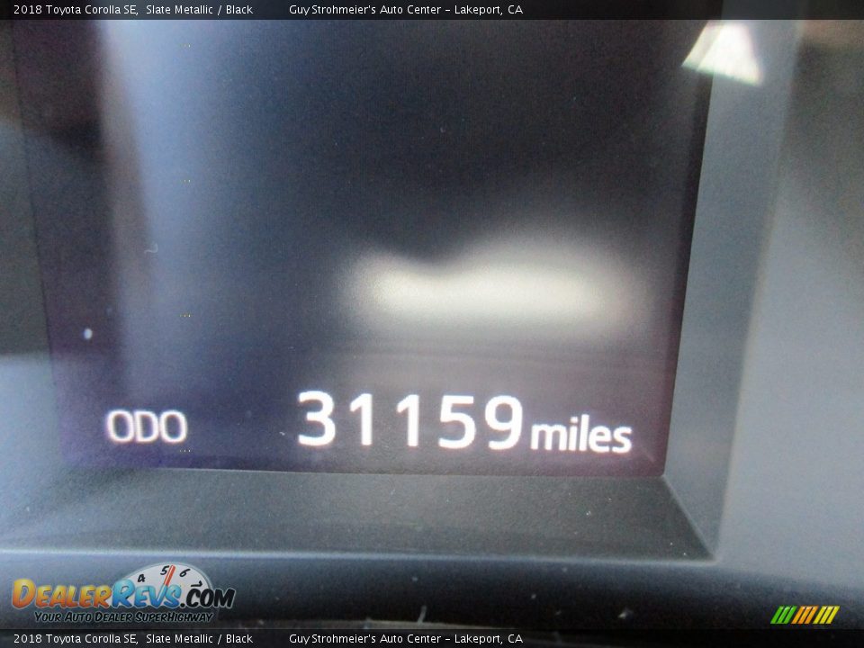 2018 Toyota Corolla SE Slate Metallic / Black Photo #11