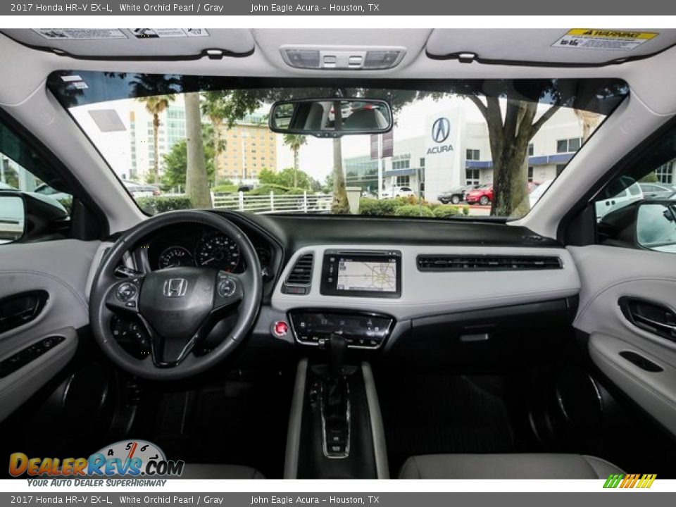 2017 Honda HR-V EX-L White Orchid Pearl / Gray Photo #9