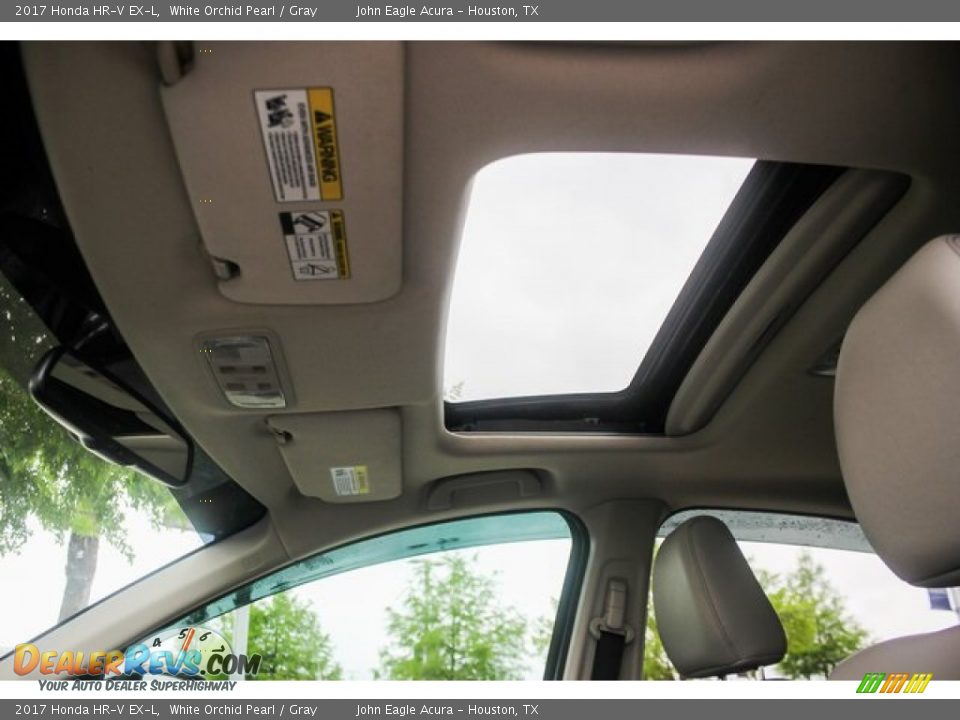 2017 Honda HR-V EX-L White Orchid Pearl / Gray Photo #17