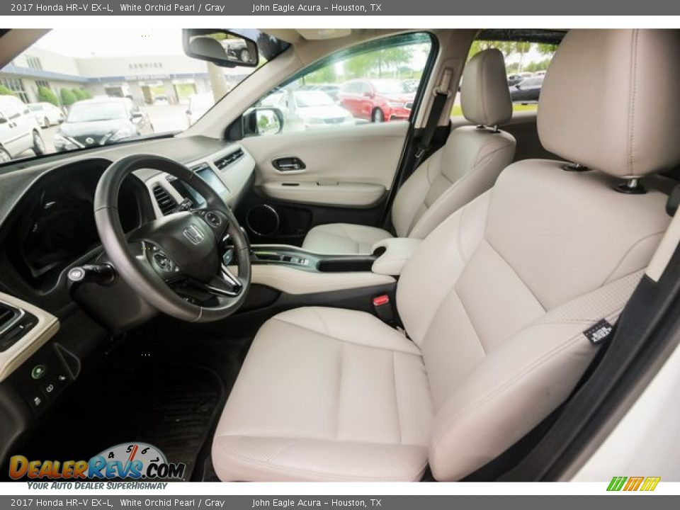 2017 Honda HR-V EX-L White Orchid Pearl / Gray Photo #19