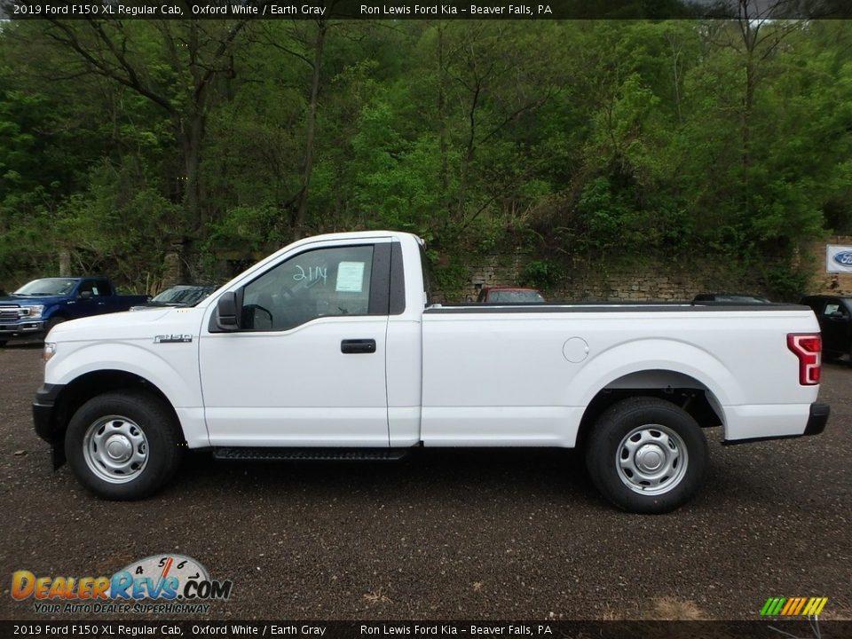 2019 Ford F150 XL Regular Cab Oxford White / Earth Gray Photo #7
