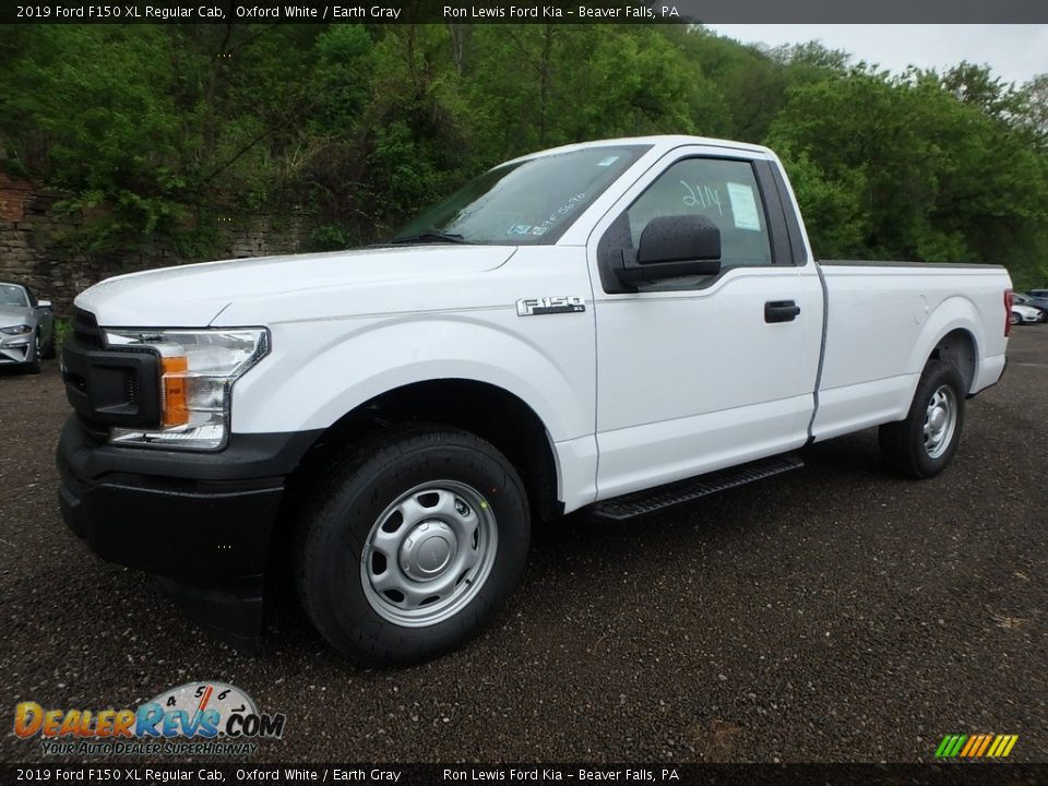 2019 Ford F150 XL Regular Cab Oxford White / Earth Gray Photo #8