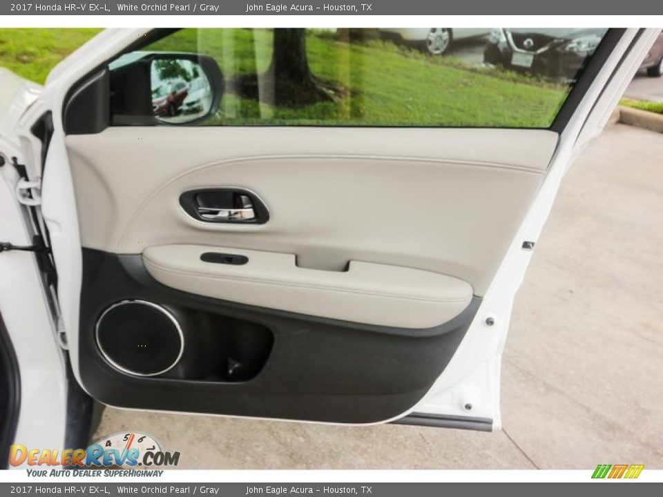 2017 Honda HR-V EX-L White Orchid Pearl / Gray Photo #25