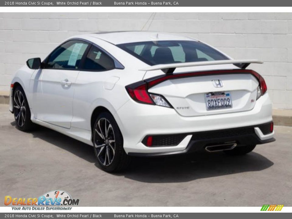 2018 Honda Civic Si Coupe White Orchid Pearl / Black Photo #2