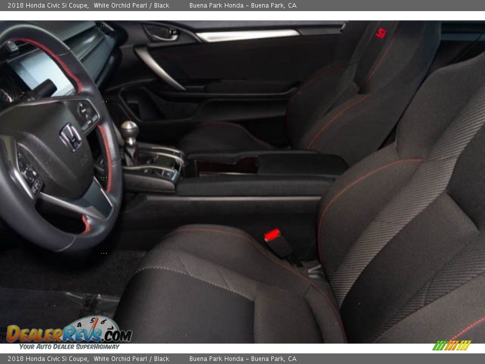 2018 Honda Civic Si Coupe White Orchid Pearl / Black Photo #3