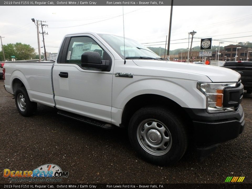 2019 Ford F150 XL Regular Cab Oxford White / Earth Gray Photo #10
