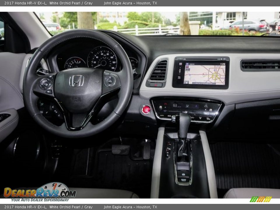2017 Honda HR-V EX-L White Orchid Pearl / Gray Photo #28