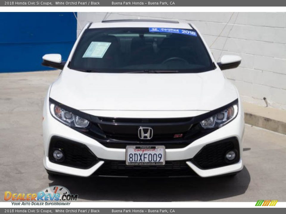 2018 Honda Civic Si Coupe White Orchid Pearl / Black Photo #7