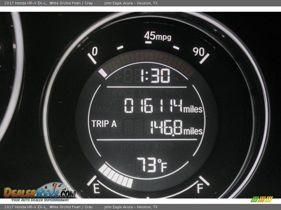2017 Honda HR-V EX-L White Orchid Pearl / Gray Photo #34