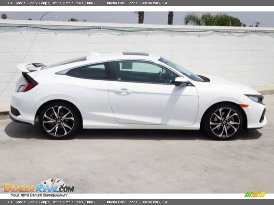 2018 Honda Civic Si Coupe White Orchid Pearl / Black Photo #13