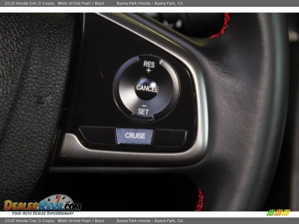 2018 Honda Civic Si Coupe White Orchid Pearl / Black Photo #16