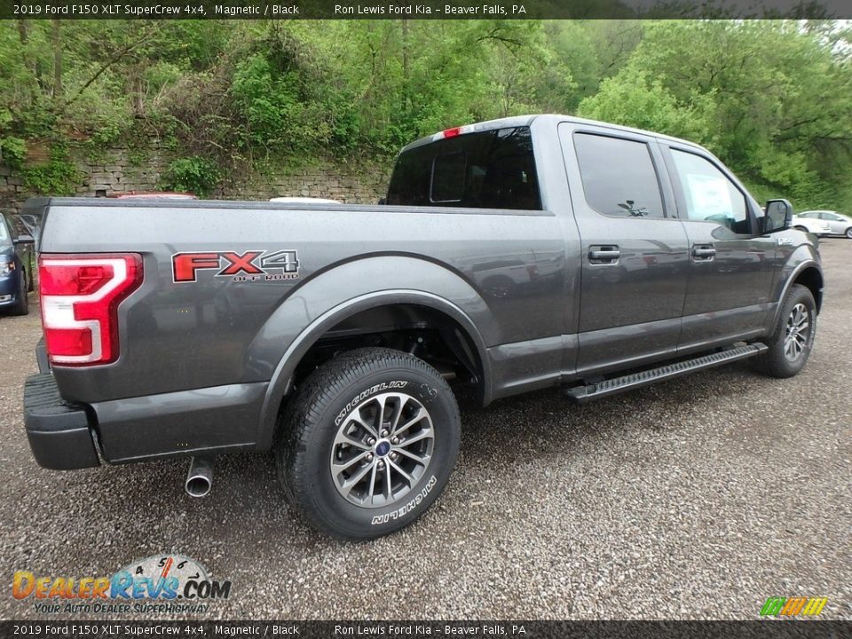 2019 Ford F150 XLT SuperCrew 4x4 Magnetic / Black Photo #2