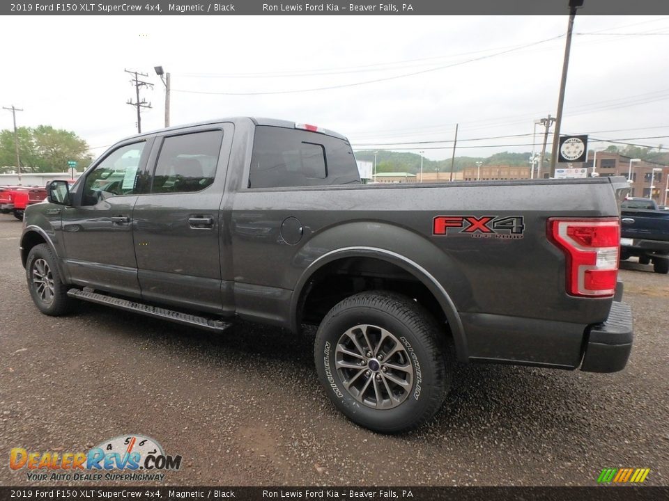 2019 Ford F150 XLT SuperCrew 4x4 Magnetic / Black Photo #4