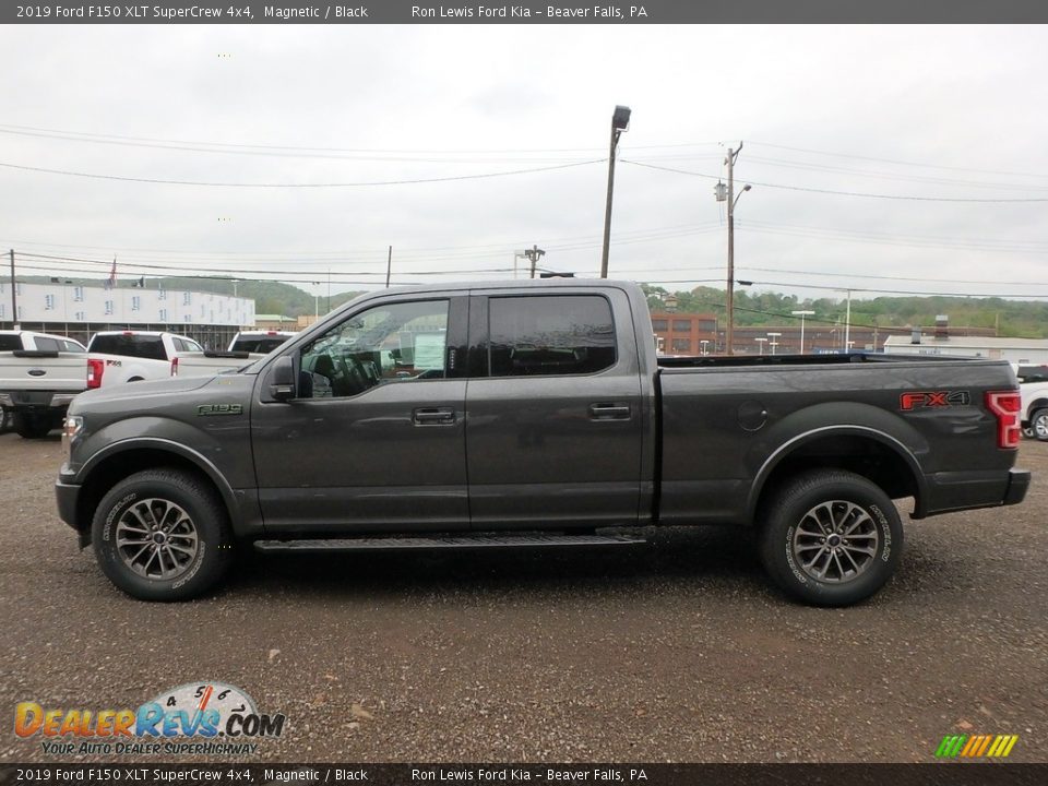 2019 Ford F150 XLT SuperCrew 4x4 Magnetic / Black Photo #5