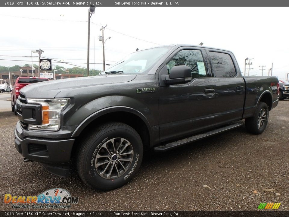 2019 Ford F150 XLT SuperCrew 4x4 Magnetic / Black Photo #6