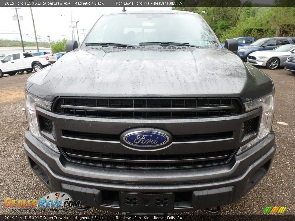 2019 Ford F150 XLT SuperCrew 4x4 Magnetic / Black Photo #7