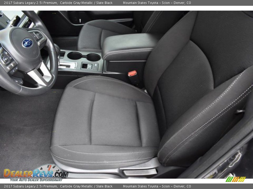 2017 Subaru Legacy 2.5i Premium Carbide Gray Metallic / Slate Black Photo #11
