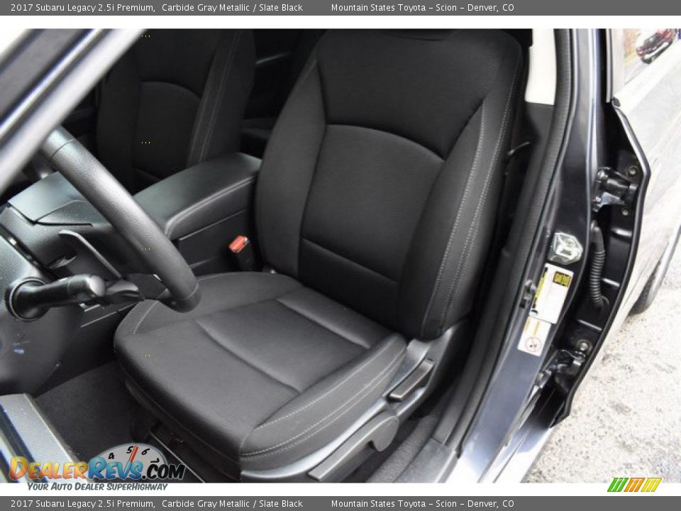 2017 Subaru Legacy 2.5i Premium Carbide Gray Metallic / Slate Black Photo #12