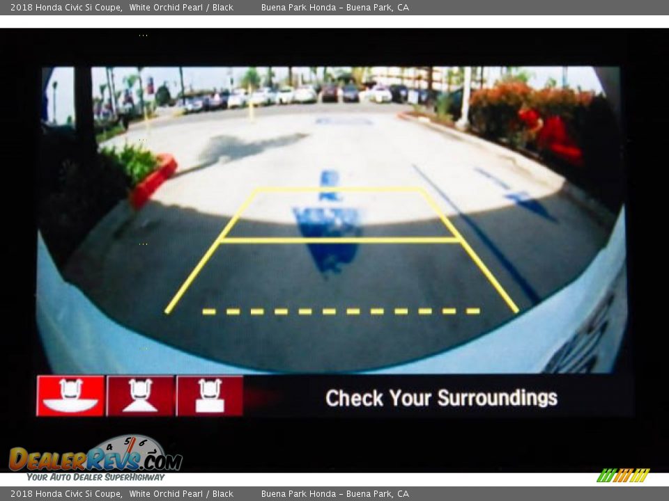 2018 Honda Civic Si Coupe White Orchid Pearl / Black Photo #25