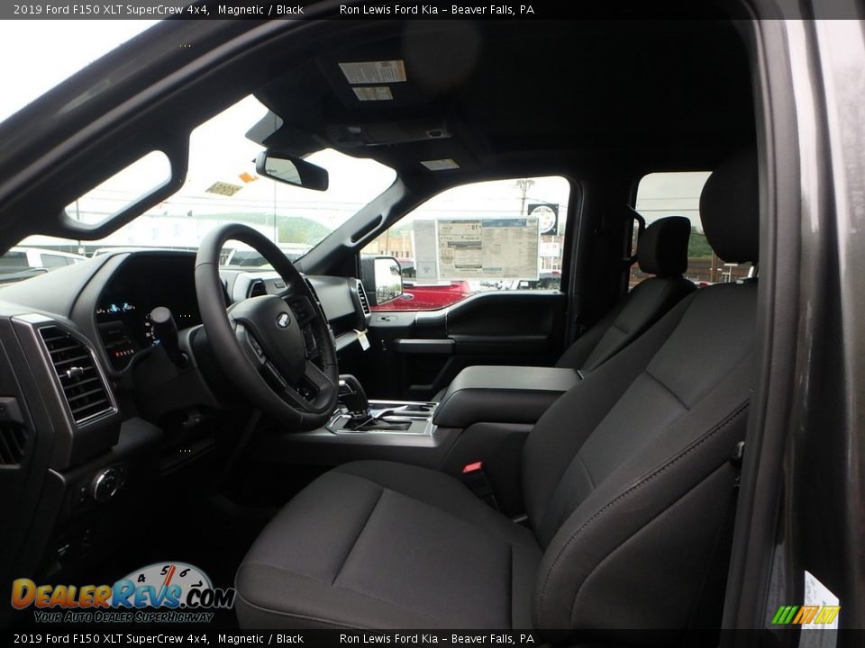 2019 Ford F150 XLT SuperCrew 4x4 Magnetic / Black Photo #10