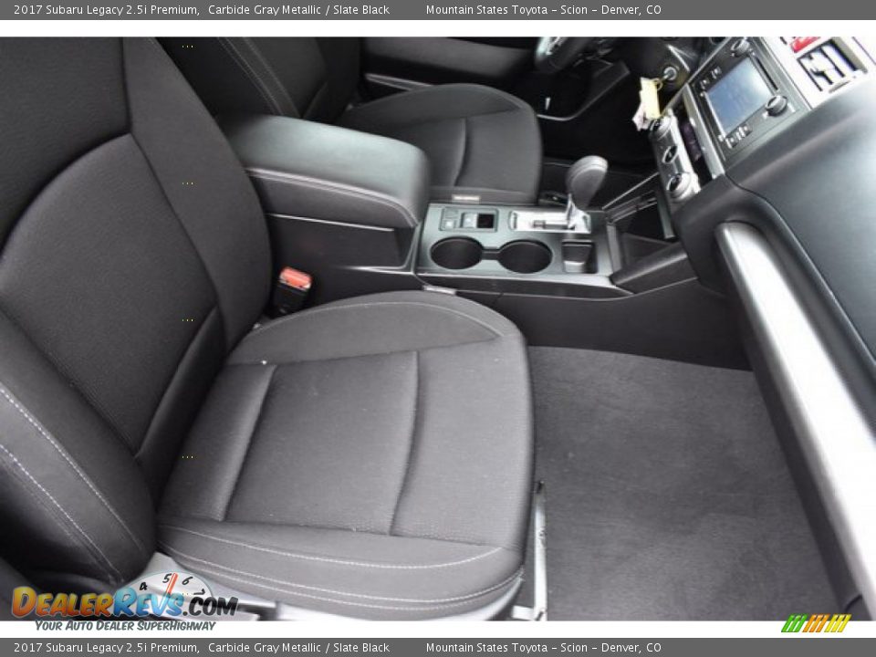 2017 Subaru Legacy 2.5i Premium Carbide Gray Metallic / Slate Black Photo #17
