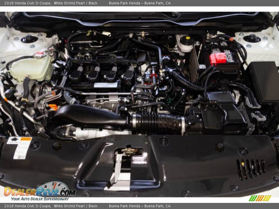 2018 Honda Civic Si Coupe White Orchid Pearl / Black Photo #31