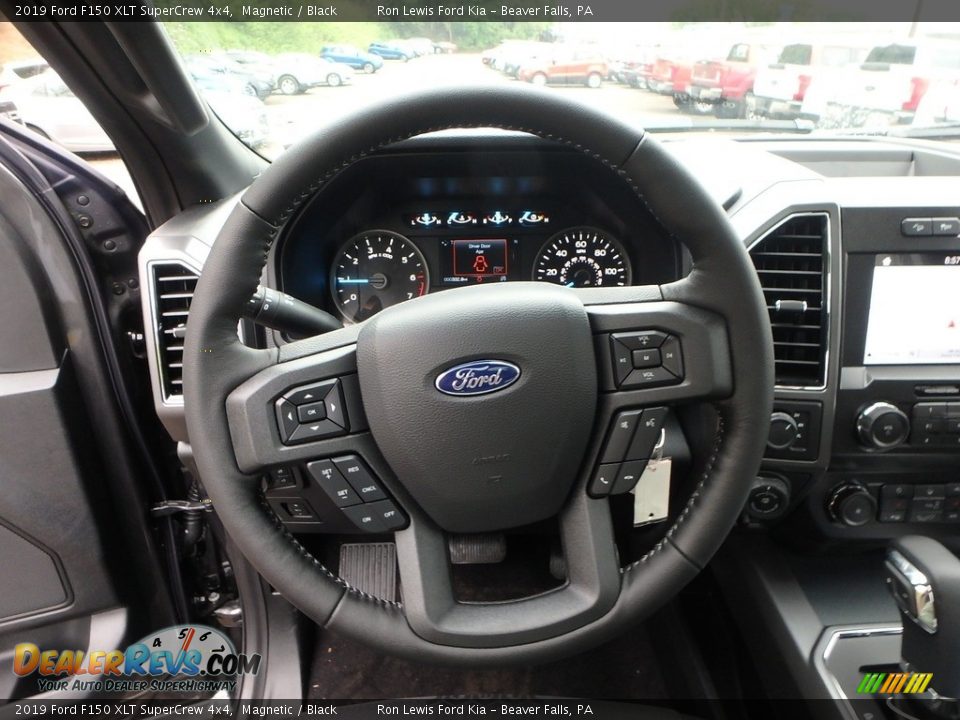 2019 Ford F150 XLT SuperCrew 4x4 Magnetic / Black Photo #16