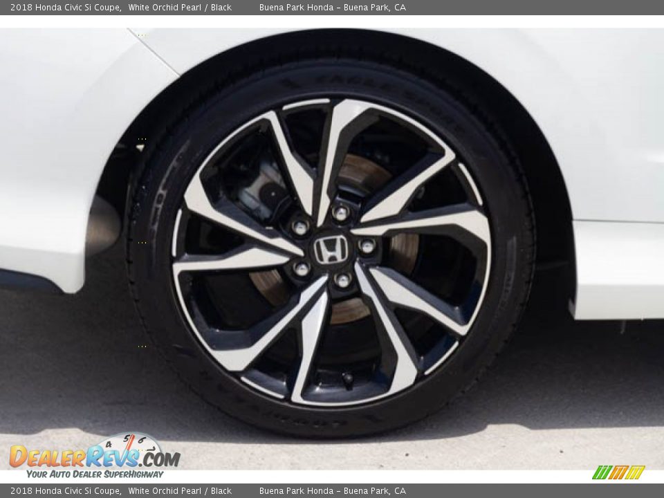 2018 Honda Civic Si Coupe White Orchid Pearl / Black Photo #34
