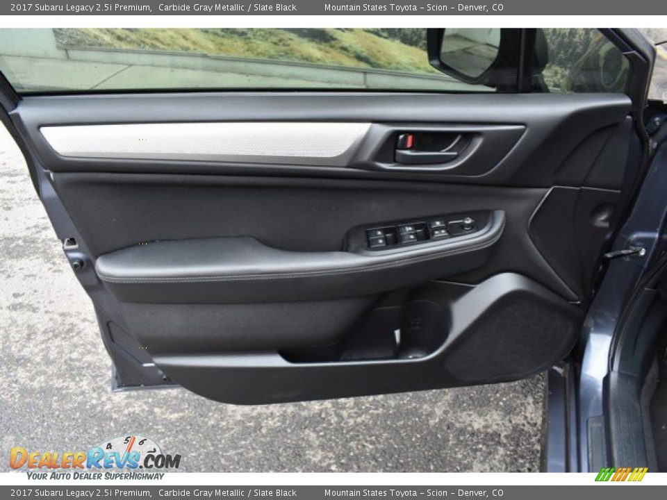2017 Subaru Legacy 2.5i Premium Carbide Gray Metallic / Slate Black Photo #24