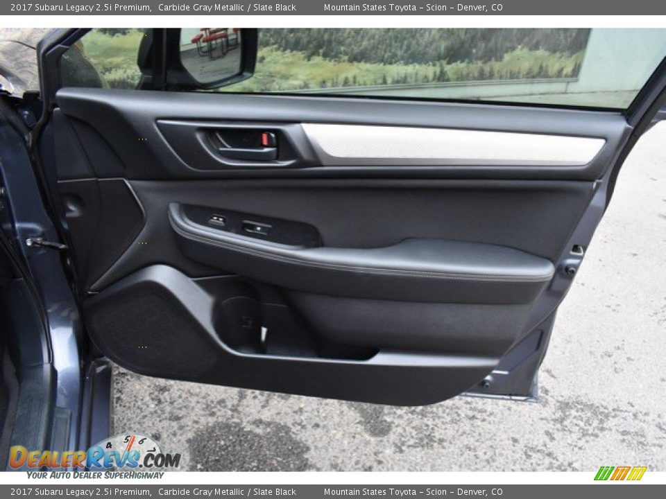 2017 Subaru Legacy 2.5i Premium Carbide Gray Metallic / Slate Black Photo #25
