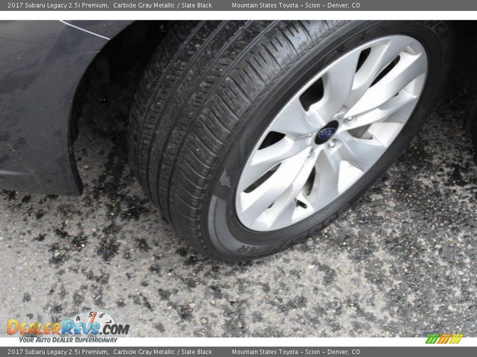 2017 Subaru Legacy 2.5i Premium Carbide Gray Metallic / Slate Black Photo #28