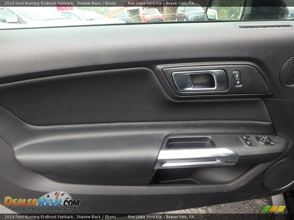 Door Panel of 2019 Ford Mustang EcoBoost Fastback Photo #15