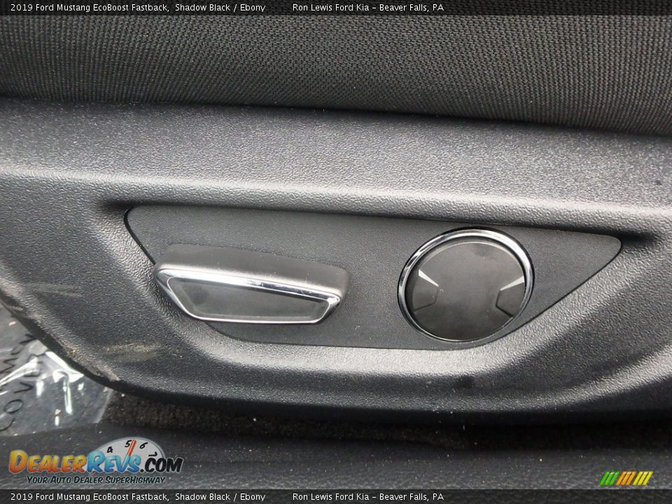 2019 Ford Mustang EcoBoost Fastback Shadow Black / Ebony Photo #16