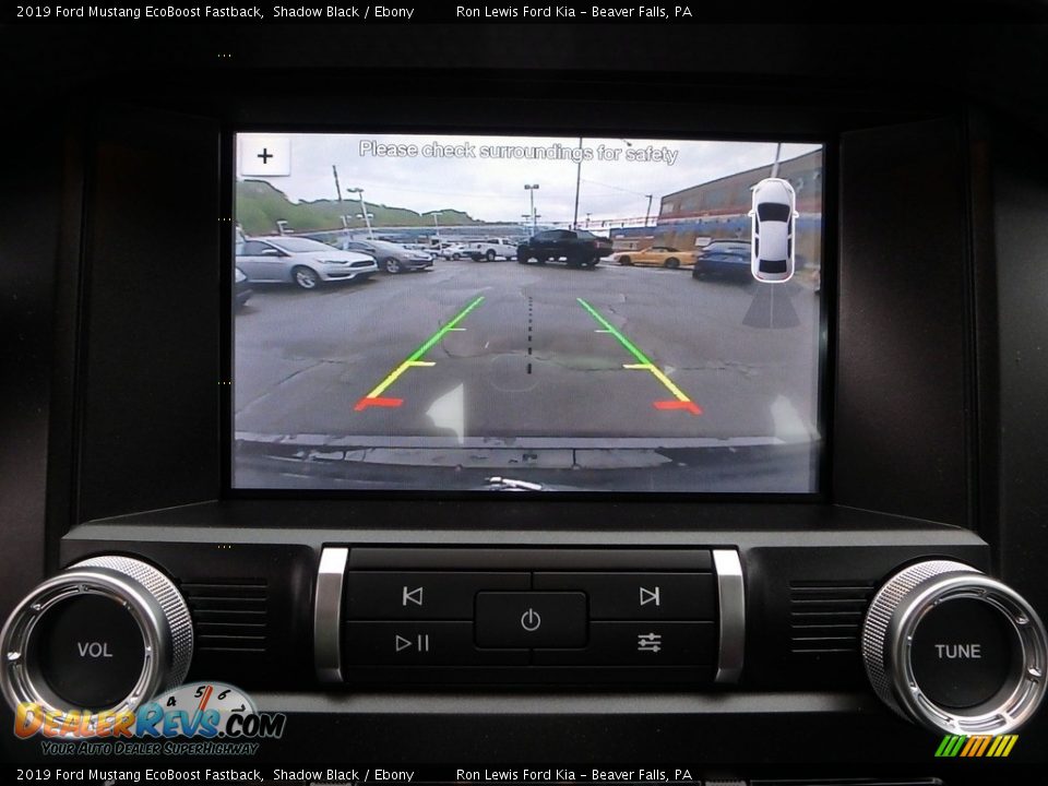 2019 Ford Mustang EcoBoost Fastback Shadow Black / Ebony Photo #20