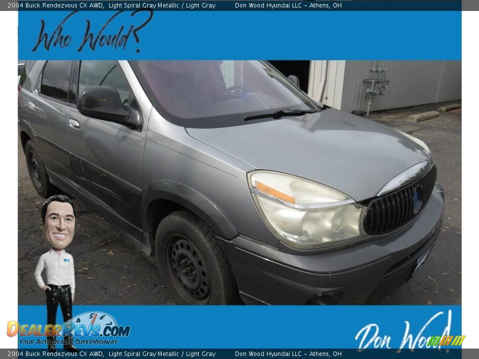 2004 Buick Rendezvous CX AWD Light Spiral Gray Metallic / Light Gray Photo #1